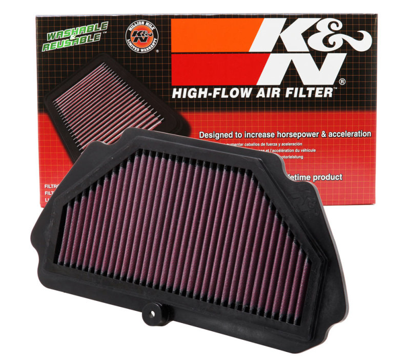 Kawasaki ZX6R Ninja Performance Air Intake - K&N Engineering - Direct Fit - `09-`12
